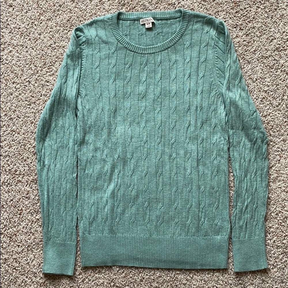 Women’s Merona Mint Green Sweater Size Medium